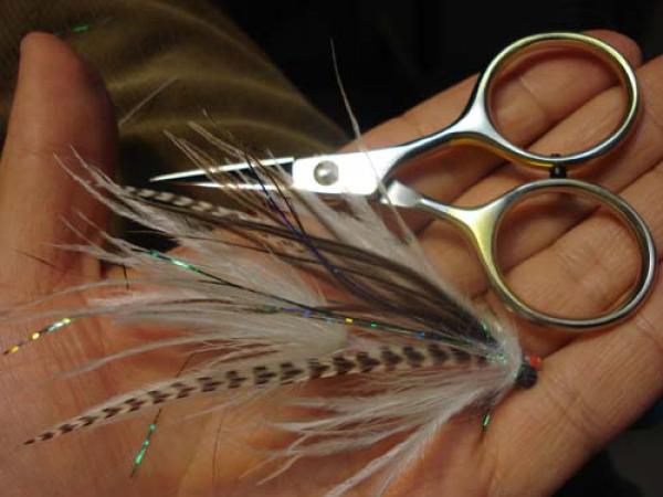 White Intruder Tube Fly