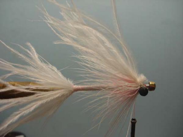 White Intruder Tube Fly