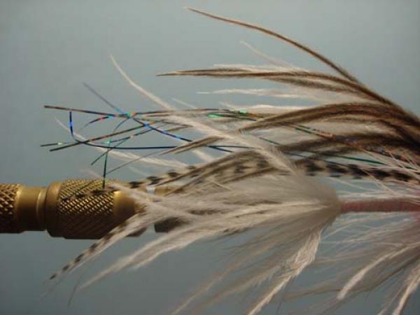 White Intruder Tube Fly