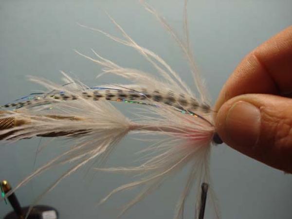 White Intruder Tube Fly