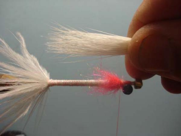 White Intruder Tube Fly