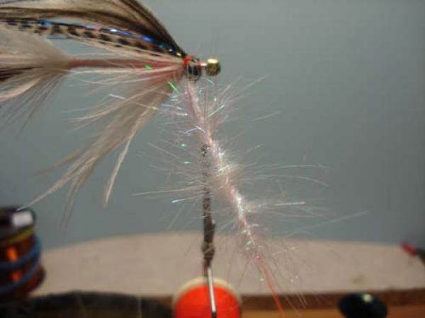 White Intruder Tube Fly