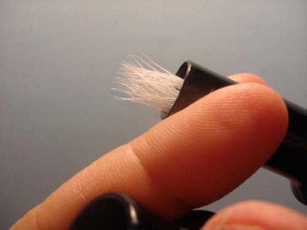 White Intruder Tube Fly